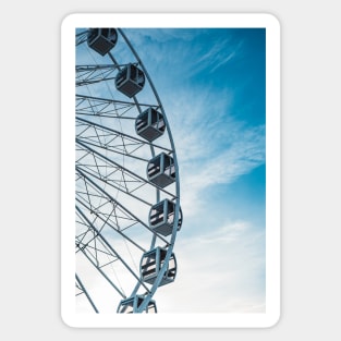 Blue Sky Ferris Wheel Sticker